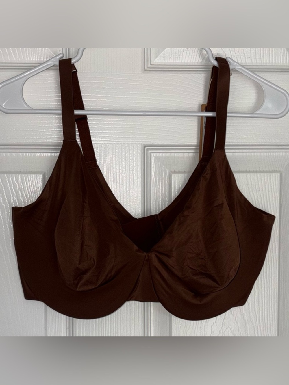 NEW SKIMS Smoothing Intimates Unlined Full Coverage Bra‎ Cocoa 40DDD - Picture 1 of 4
